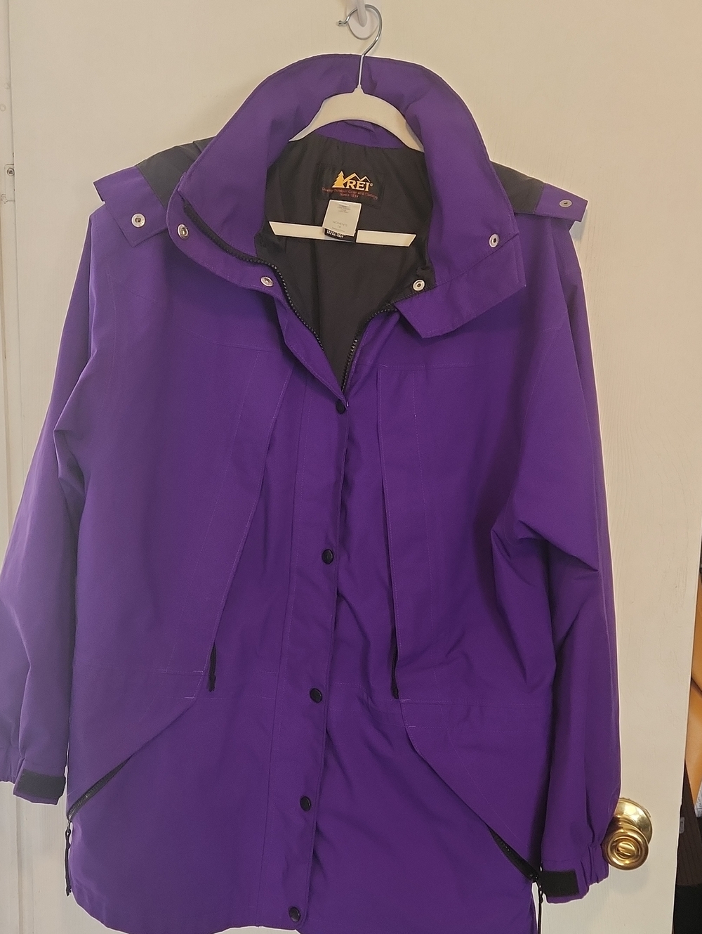 Vintage Purple REI Gortex Rain Jacket